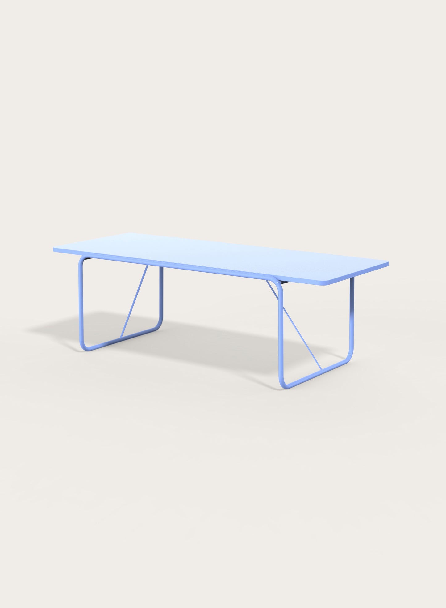 Barbeau blue dining table