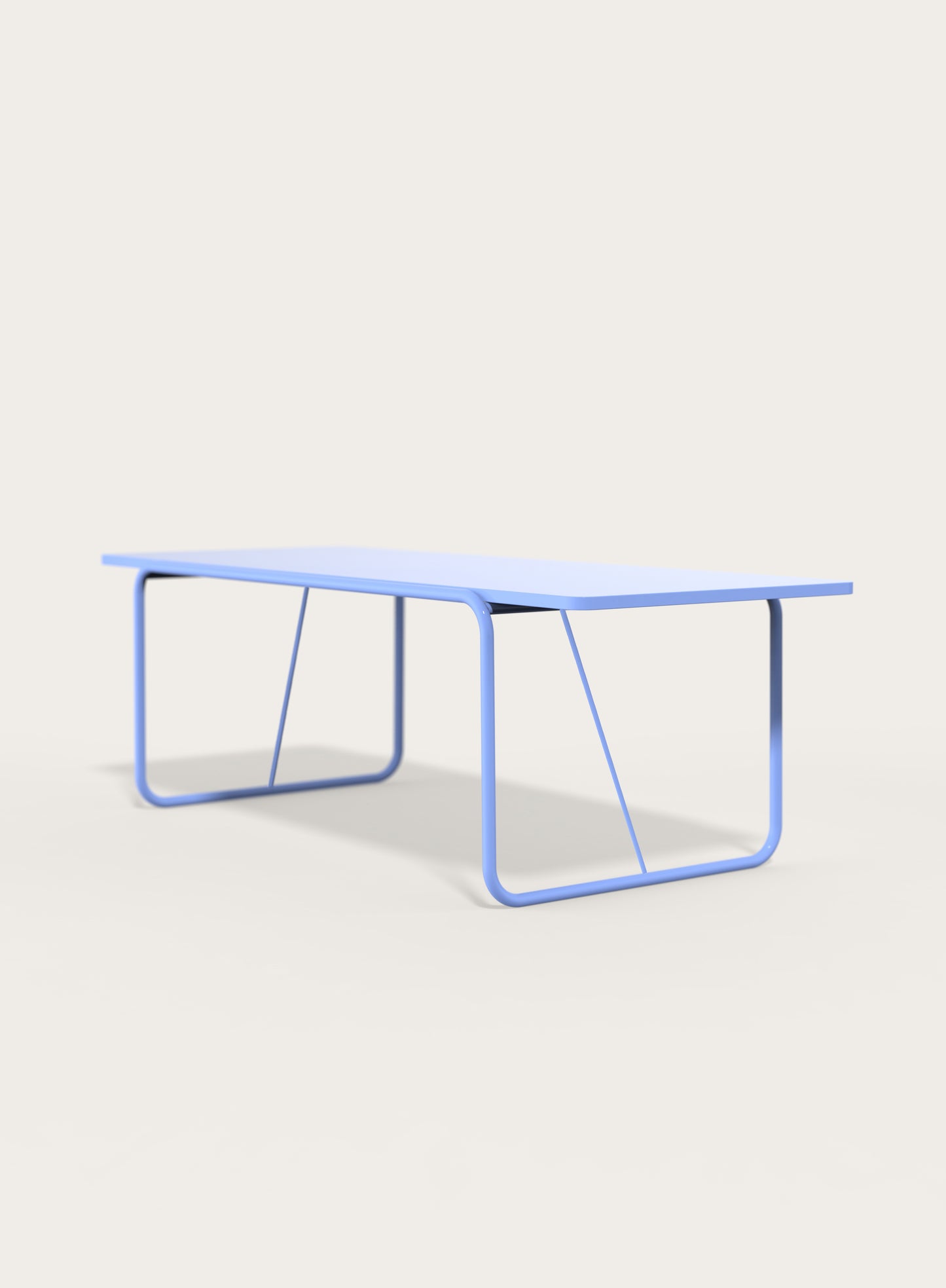 Barbeau blue dining table