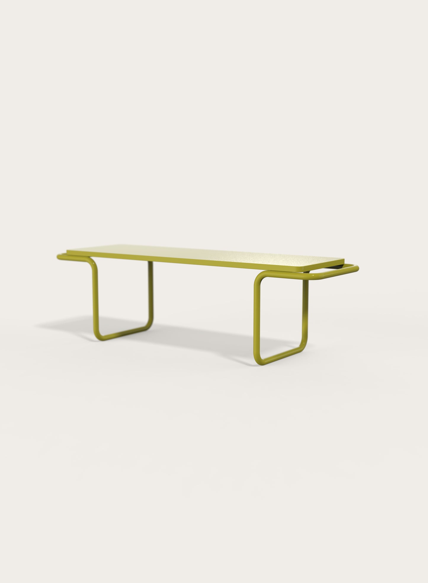 La table basse vert olive