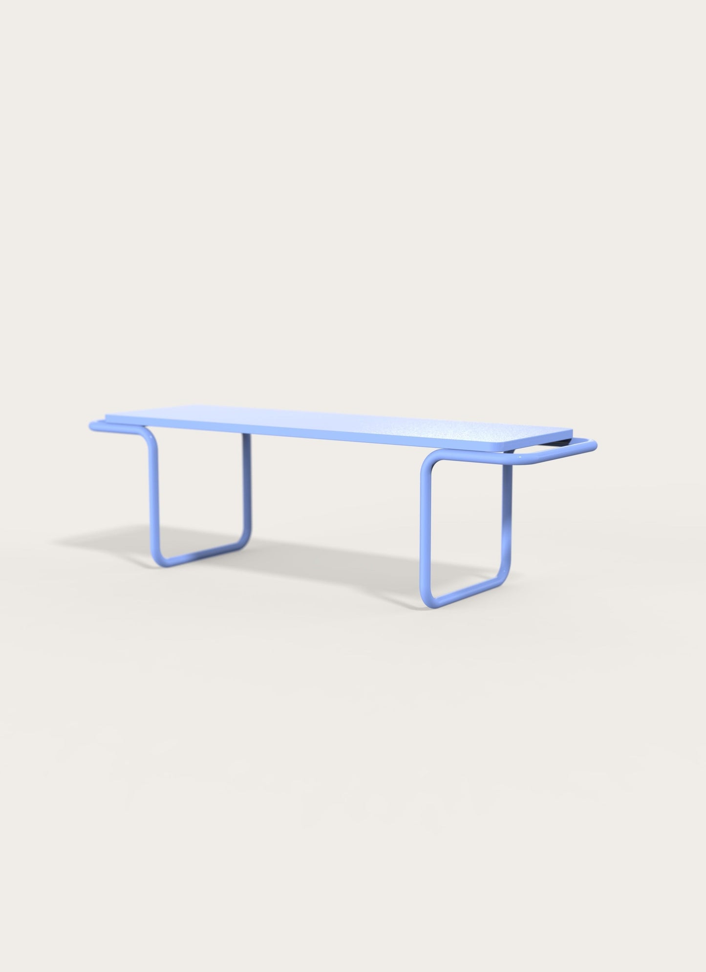 La table basse bleu barbeau