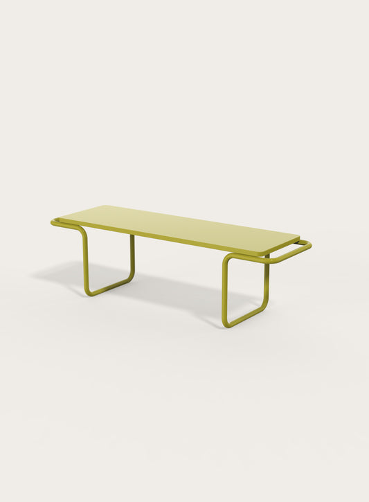 La table basse vert olive